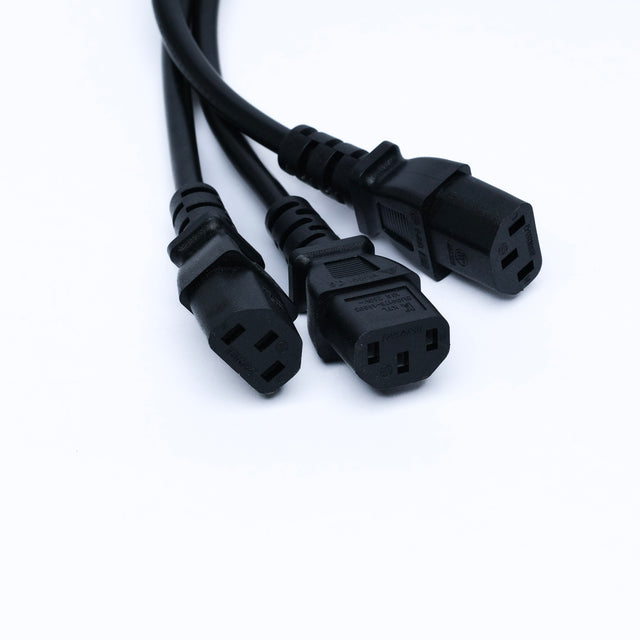 PowerCON + 3 WAY FEMALE IEC CABLE