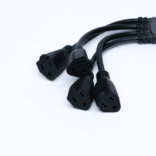 PowerCON PM-AC Splitter Cables 2/3/4 Way Splits